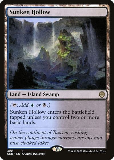Sunken Hollow Starter Commander Decks Magic card
