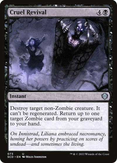 Cruel Revival Starter Commander Decks Magic card