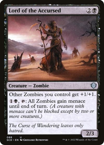 Lord of the Accursed Starter Commander Decks Magic card