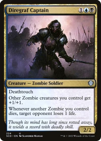 Diregraf Captain Starter Commander Decks Magic card