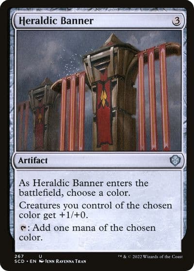 Heraldic Banner Starter Commander Decks Magic card