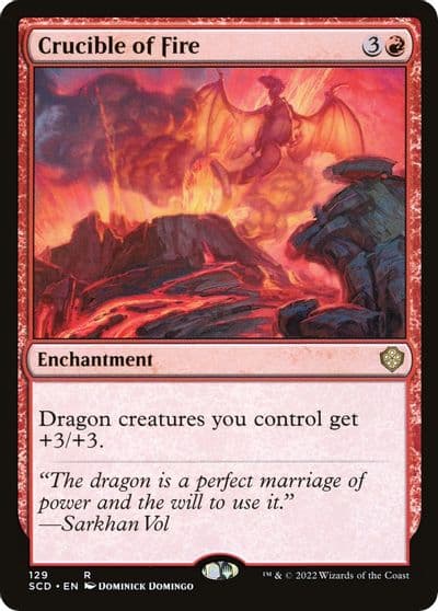Crucible of Fire Starter Commander Decks Magic card