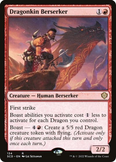 Dragonkin Berserker Starter Commander Decks Magic card