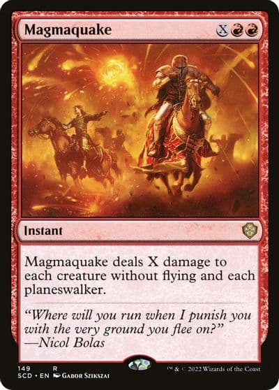 Magmaquake Starter Commander Decks Magic card