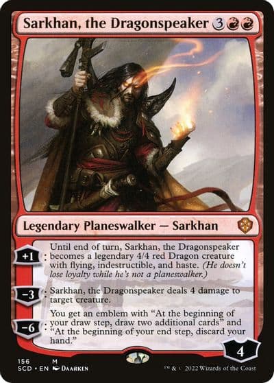Sarkhan the Dragonspeaker Starter Commander Decks Magic card