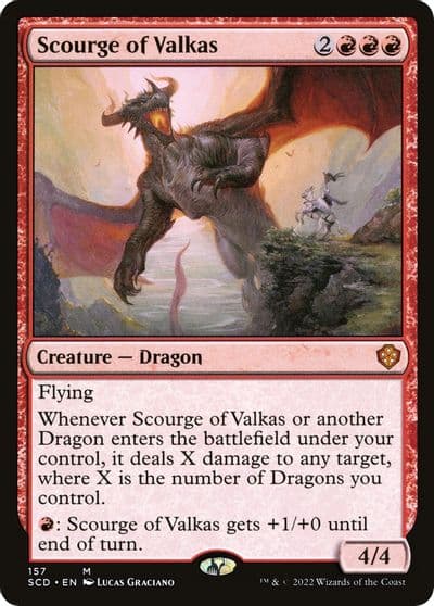 Scourge of Valkas Starter Commander Decks Magic card