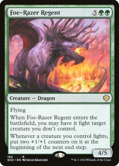 Foe Razer Regent Starter Commander Decks Magic card
