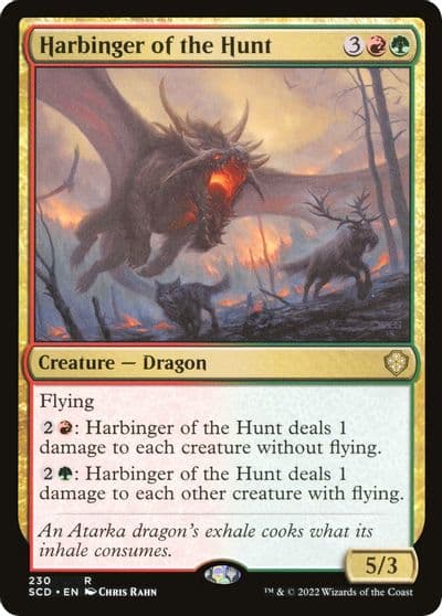 Harbinger of the Hunt Starter Commander Decks Magic card