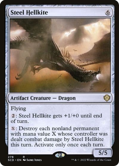 Steel Hellkite Starter Commander Decks Magic card