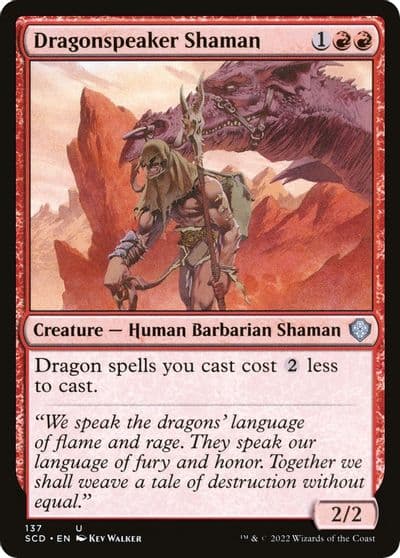 Dragonspeaker Shaman Starter Commander Decks Magic card