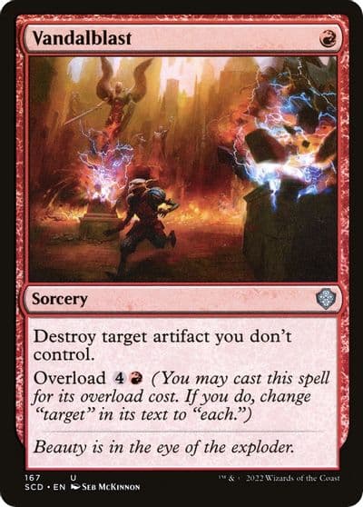 Vandalblast Starter Commander Decks Magic card