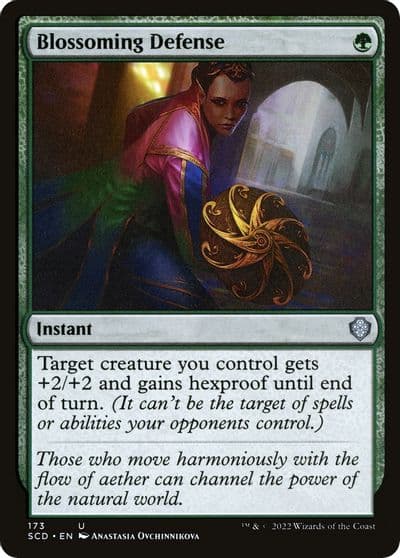 Blossoming Defense Starter Commander Decks Magic card