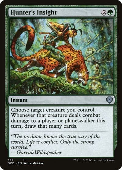 Hunters Insight Starter Commander Decks Magic card