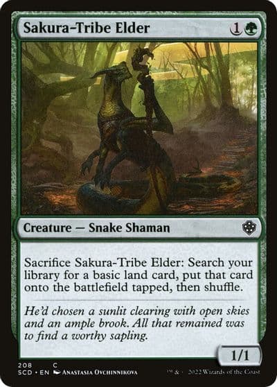 Sakura Tribe Elder Starter Commander Decks Magic card