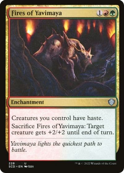 Fires of Yavimaya Starter Commander Decks Magic card