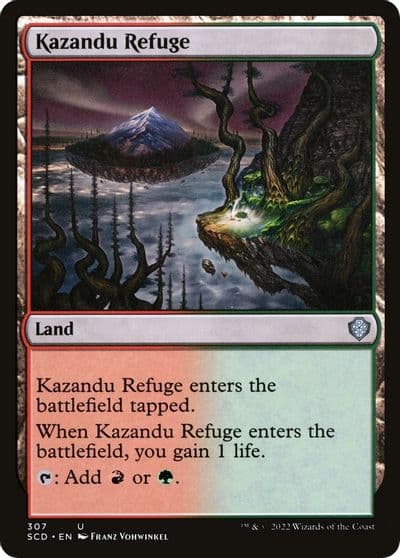 Kazandu Refuge Starter Commander Decks Magic card