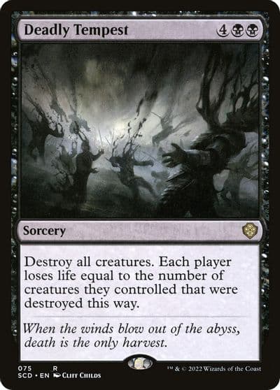Deadly Tempest Starter Commander Decks Magic card