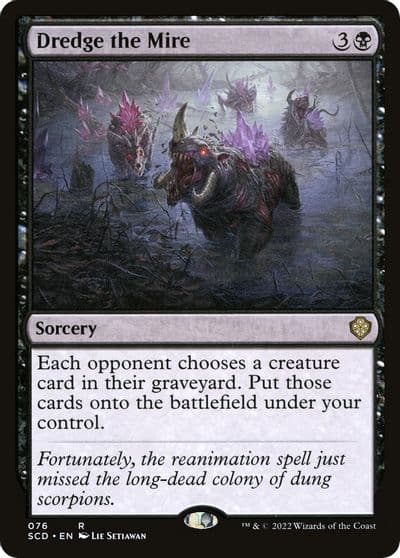 Dredge the Mire Starter Commander Decks Magic card
