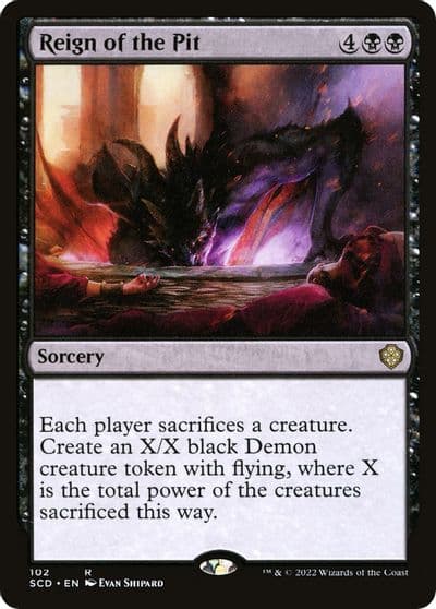 Reign of the Pit Starter Commander Decks Magic card