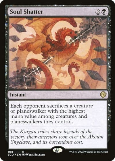 Soul Shatter Starter Commander Decks Magic card