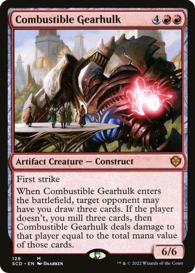 Combustible Gearhulk Starter Commander Decks Magic card