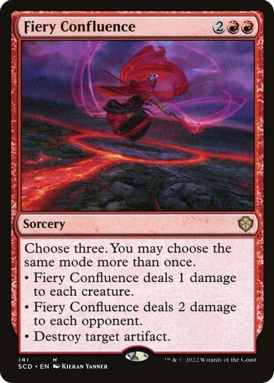 Fiery Confluence Starter Commander Decks Magic card