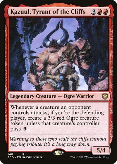 Kazuul Tyrant of the Cliffs Starter Commander Decks Magic card