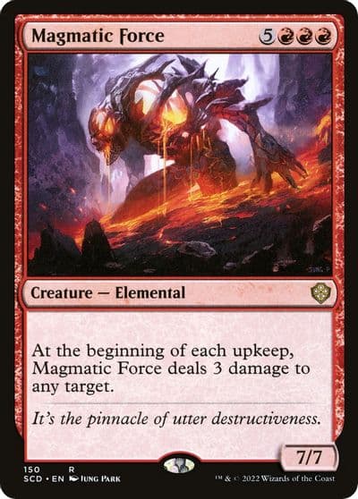 Magmatic Force Starter Commander Decks Magic card