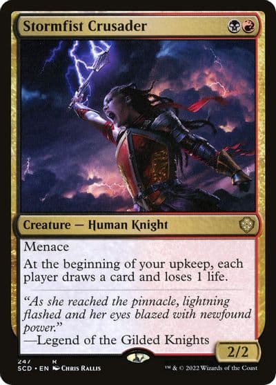 Stormfist Crusader Starter Commander Decks Magic card