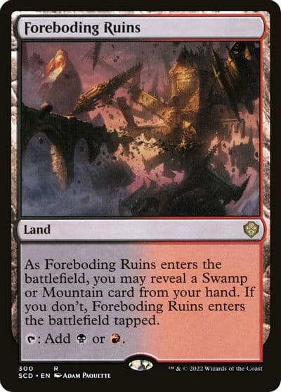 Foreboding Ruins Starter Commander Decks Magic card
