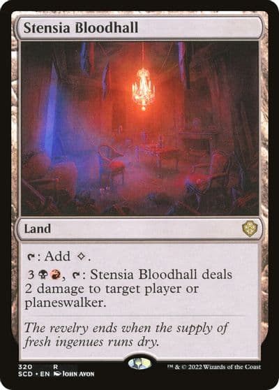 Stensia Bloodhall Starter Commander Decks Magic card