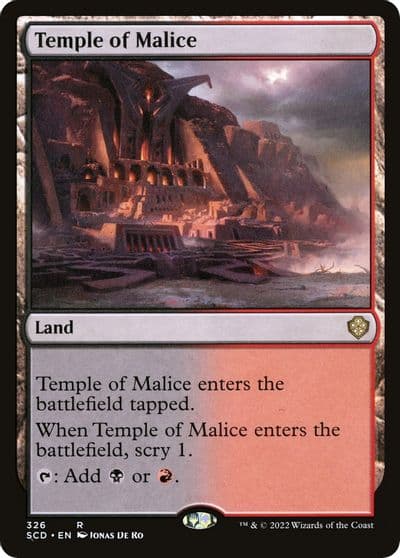 Temple of Malice Starter Commander Decks Magic card