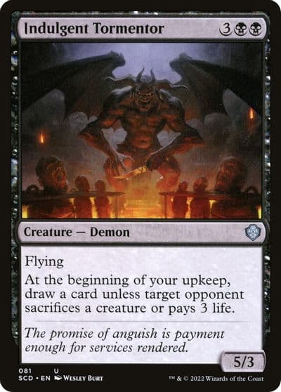 Indulgent Tormentor Starter Commander Decks Magic card