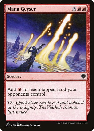 Mana Geyser Starter Commander Decks Magic card
