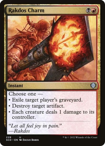 Rakdos Charm Starter Commander Decks Magic card