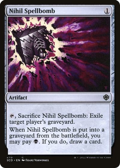 Nihil Spellbomb Starter Commander Decks Magic card