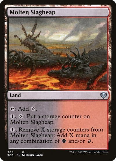 Molten Slagheap Starter Commander Decks Magic card