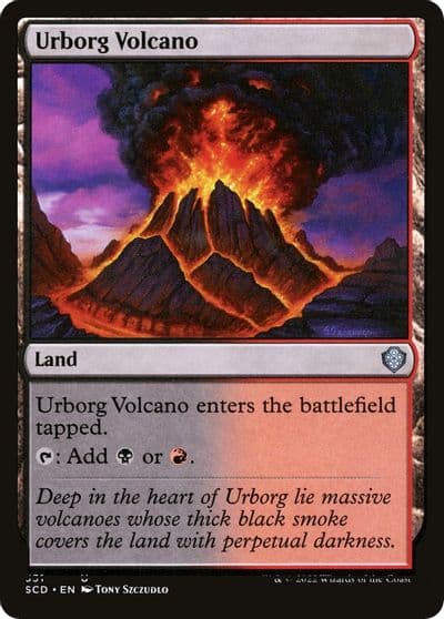 Urborg Volcano Starter Commander Decks Magic card