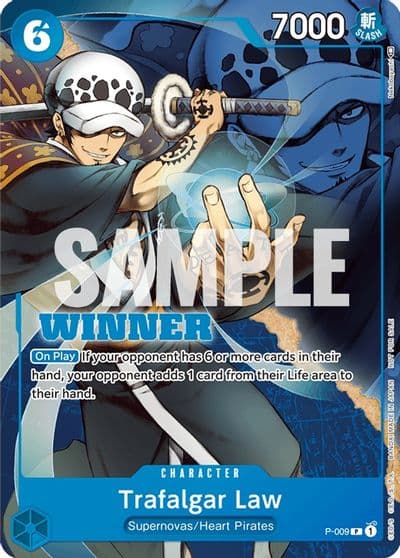 Trafalgar Law P 009 Winner Pack Vol 1 One Piece Promotion Cards One Piece card