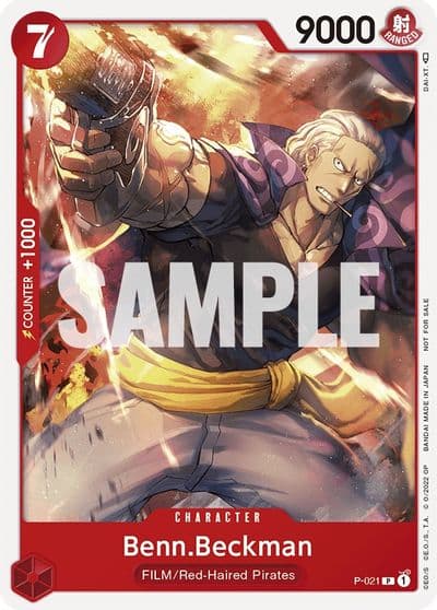 BennBeckman One Piece Film Red One Piece Promotion Cards One Piece card