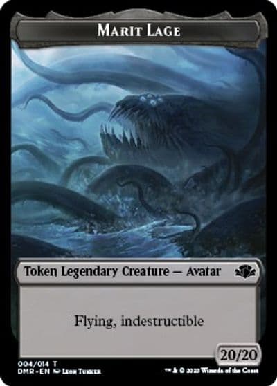 Marit Lage Token Dominaria Remastered Magic card