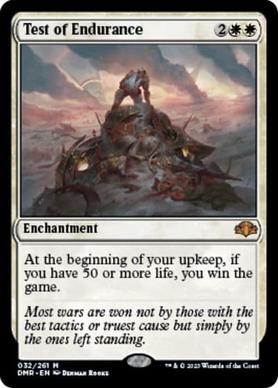 Test of Endurance Dominaria Remastered Magic card