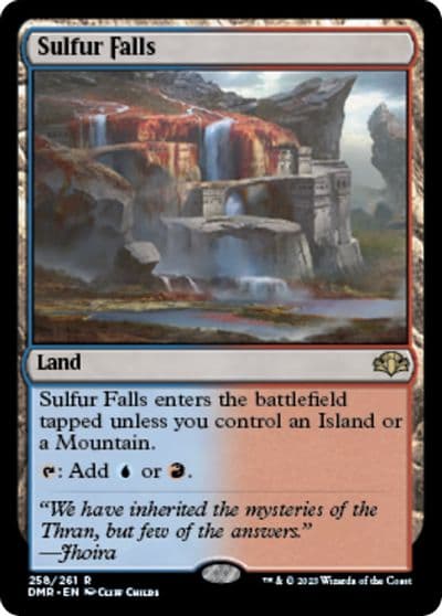 Sulfur Falls Dominaria Remastered Magic card