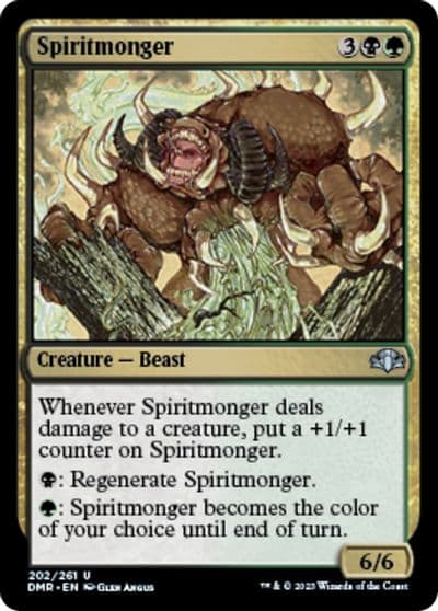 Spiritmonger Dominaria Remastered Magic card
