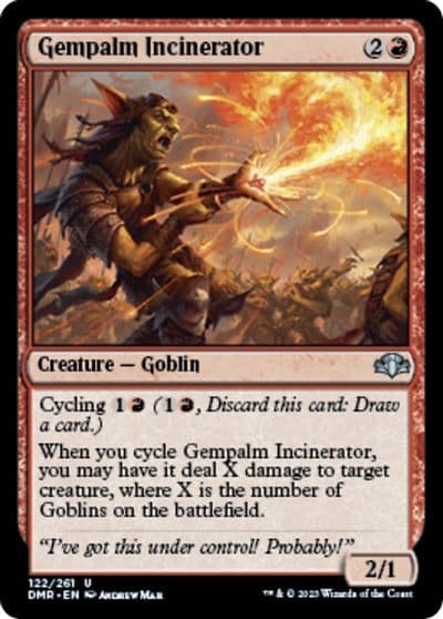 Gempalm Incinerator Dominaria Remastered Magic card