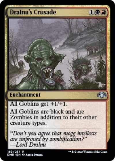 Dralnus Crusade Dominaria Remastered Magic card