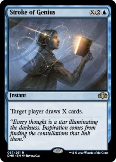 Stroke of Genius Dominaria Remastered Magic card