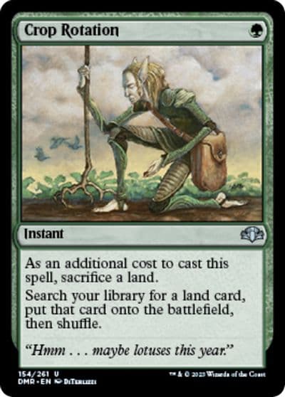 Crop Rotation Dominaria Remastered Magic card