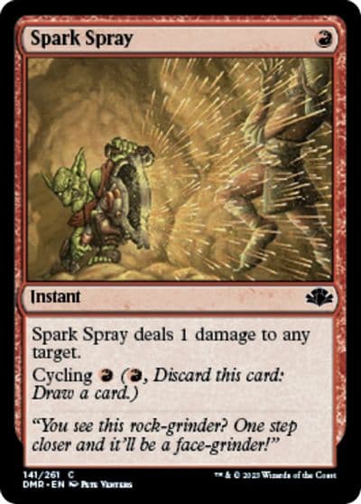 Spark Spray Dominaria Remastered Magic card