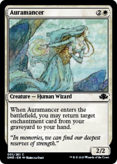 Auramancer Dominaria Remastered Magic card